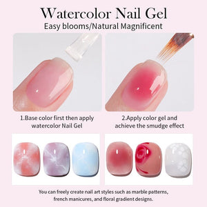 [US ONLY] Clear Watercolor Gel Polish 15ml Gel Nail Polish BORN PRETTY 