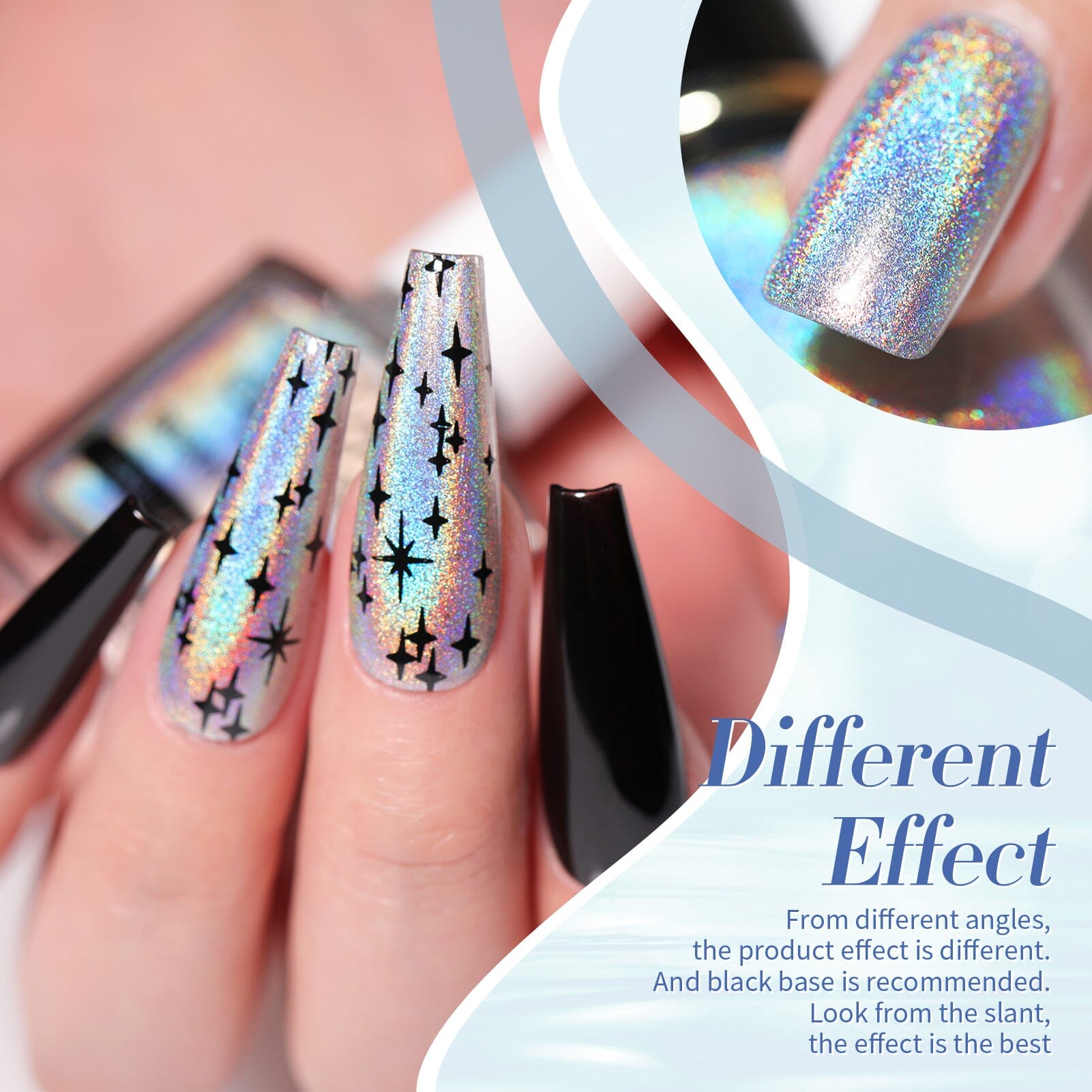 Silver Iridescent Nail Polish 10ml Nail Polish BORN PRETTY 