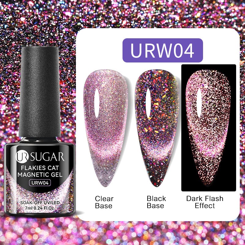 Flakies Cat Magnetic Gel 7ml Clearance UR SUGAR URW04 