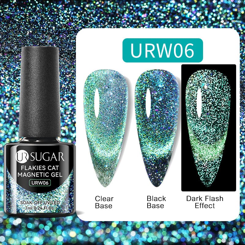 Flakies Cat Magnetic Gel 7ml Clearance UR SUGAR URW06 