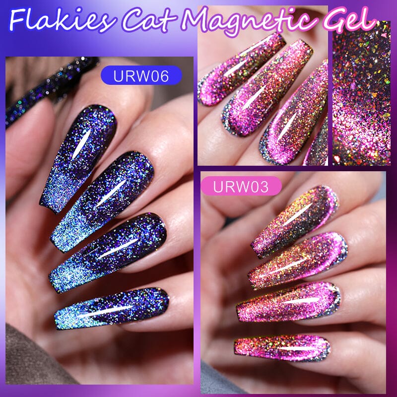 Flakies Cat Magnetic Gel 7ml Clearance UR SUGAR 