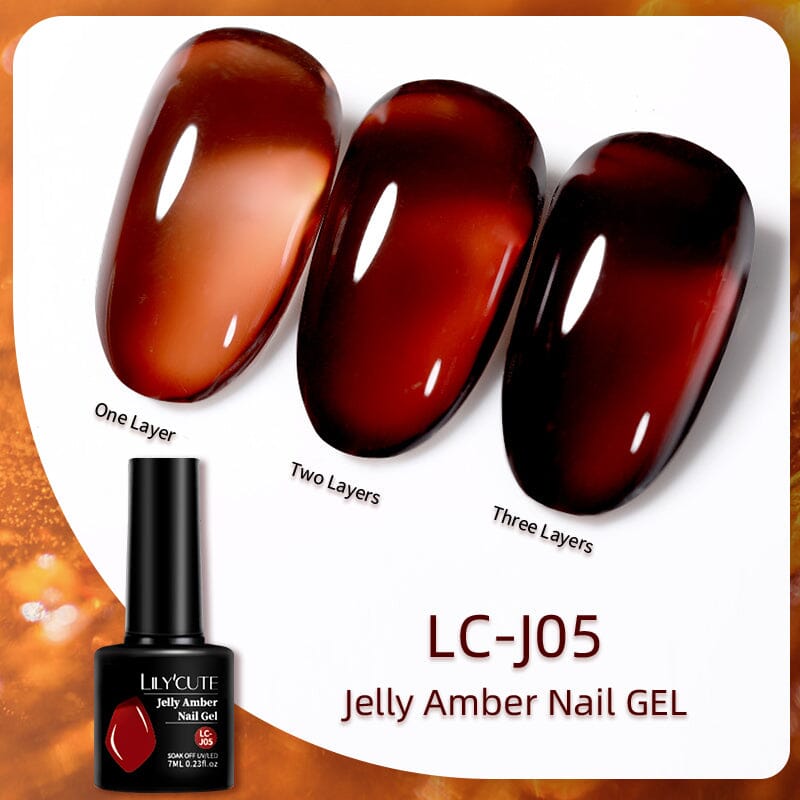 Jelly Amber Nail Gel 7ml Gel Nail Polish LILYCUTE LC-J05 