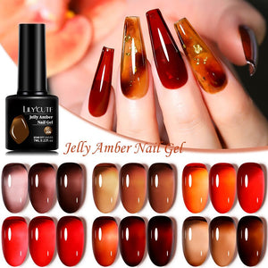 Jelly Amber Nail Gel 7ml Gel Nail Polish LILYCUTE 