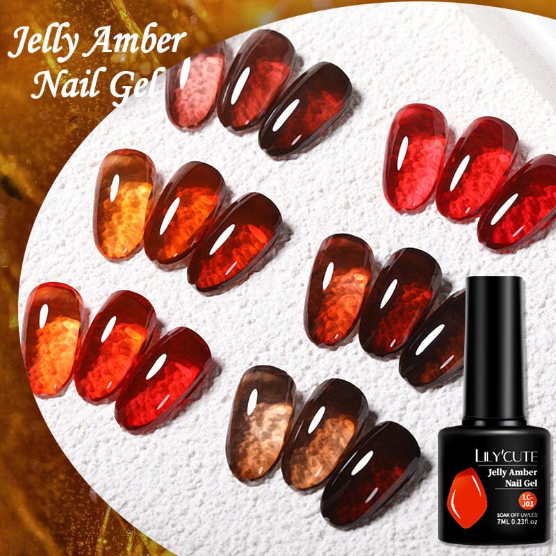 Jelly Amber Nail Gel 7ml Gel Nail Polish LILYCUTE 