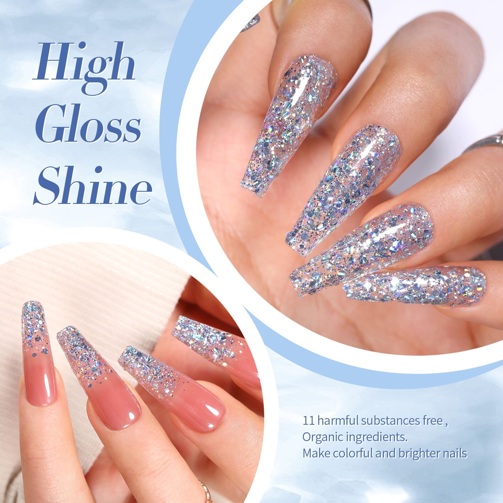 Iridescent Glitter Nail Polish 10ml Nail Polish BORN PRETTY 
