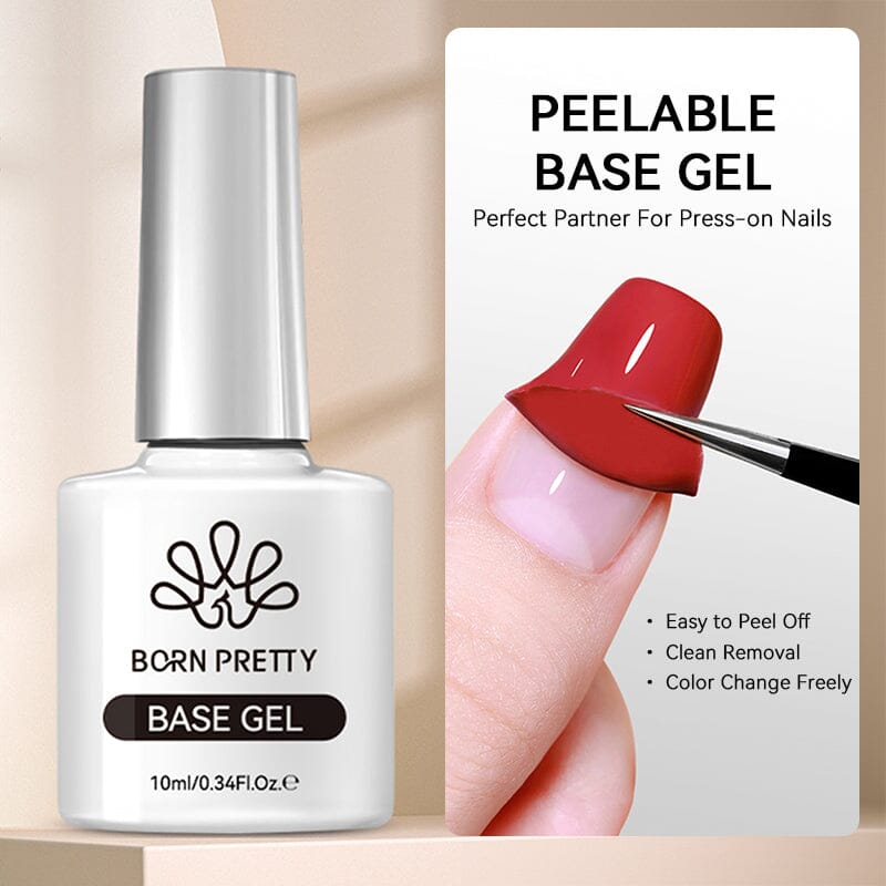 Peelable Base Gel 10ml Gel Nail Polish BORN PRETTY 