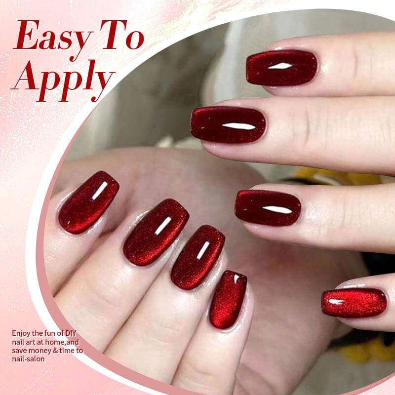 Cat Magnetic Gel Polish MY113 Cherry 10ml Gel Nail Polish BORN PRETTY 