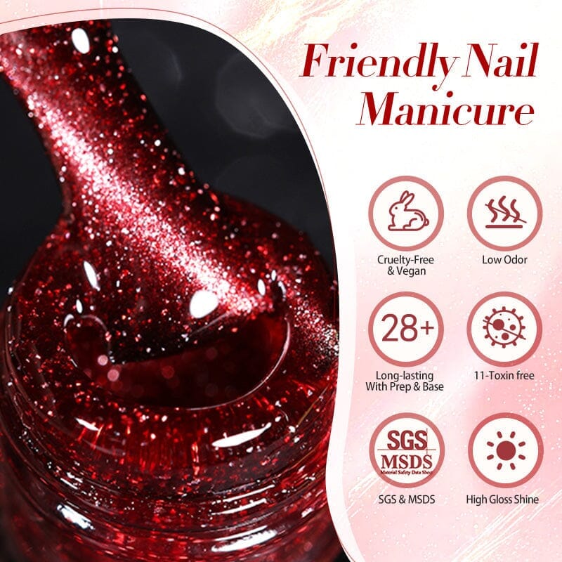 Amber Cat Magnetic Gel Polish 10ml Gel Nail Polish BORN PRETTY 