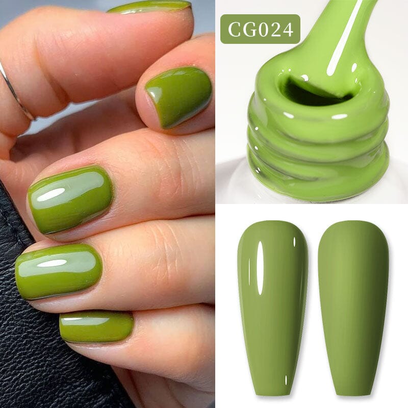 Green Color Gel Polish CG024 10ml Gel Nail Polish BORN PRETTY 