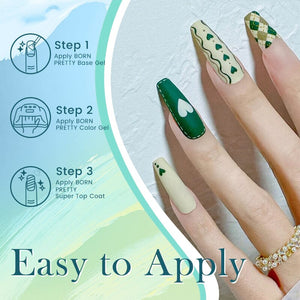 Green Blue Series Color Gel Polish 10ml Gel Nail Polish BORN PRETTY 