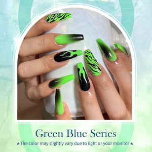Green Blue Series Color Gel Polish 10ml Gel Nail Polish BORN PRETTY 