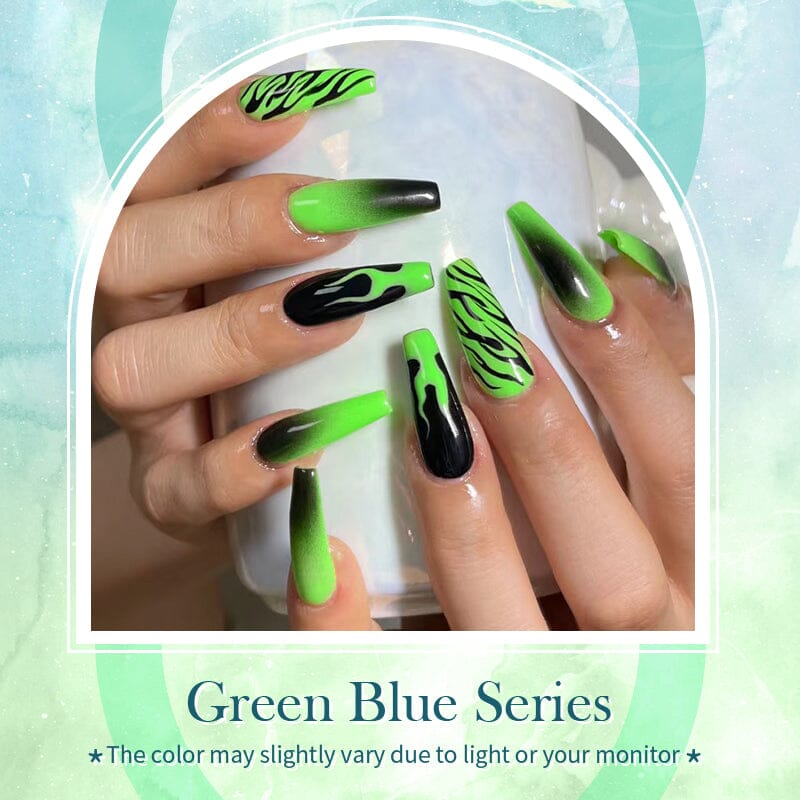 Green Blue Series Color Gel Polish 10ml Gel Nail Polish BORN PRETTY 
