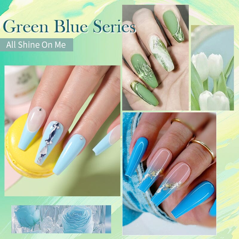 Green Blue Series Color Gel Polish 10ml Gel Nail Polish BORN PRETTY 