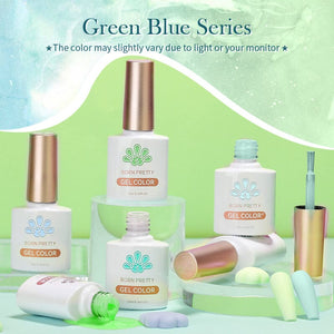 Green Blue Series Color Gel Polish 10ml Gel Nail Polish BORN PRETTY 