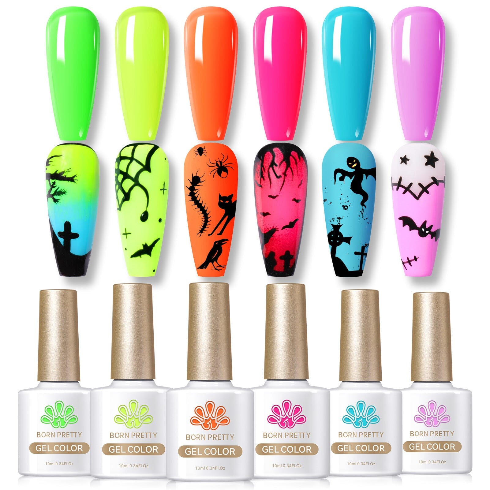 Neon Gel Polish 10ml Gel Nail Polish BORN PRETTY 