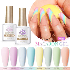 Macaron Colors Gel Polish 10ml Gel Nail Polish BORN PRETTY 