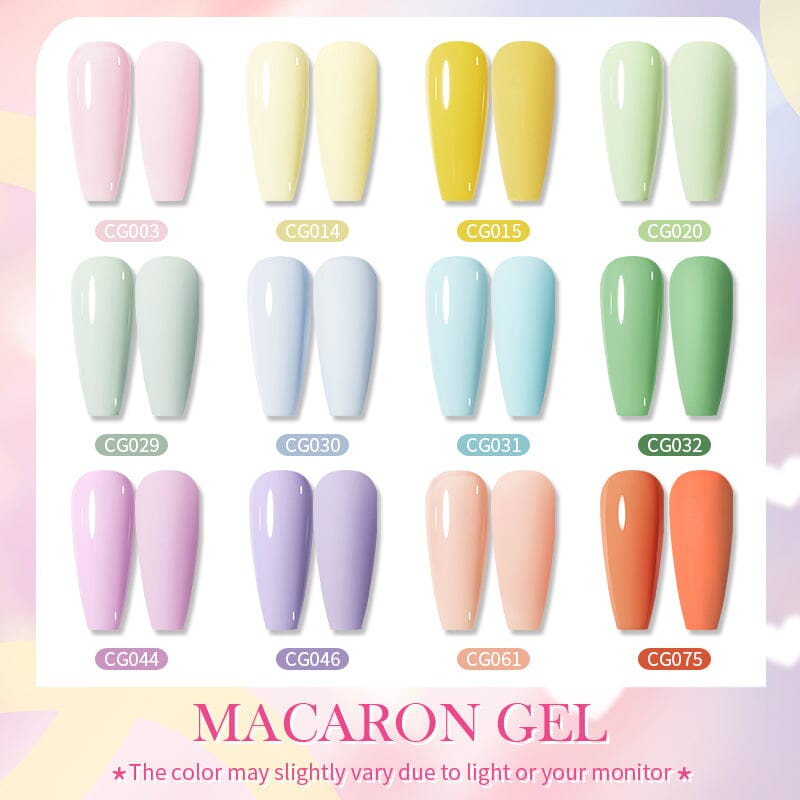 Macaron Colors Gel Polish 10ml Gel Nail Polish BORN PRETTY 