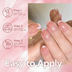 Pink Series Color Gel Polish 10ml Gel Nail Polish BORN PRETTY 