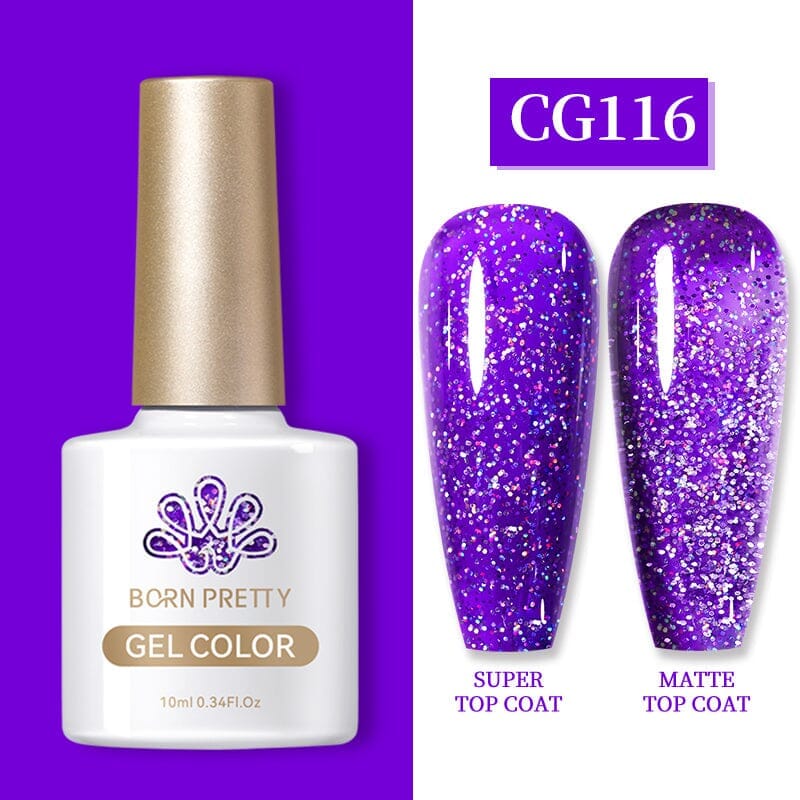 Glitter Color Gel Polish 10ml Gel Nail Polish BORN PRETTY 