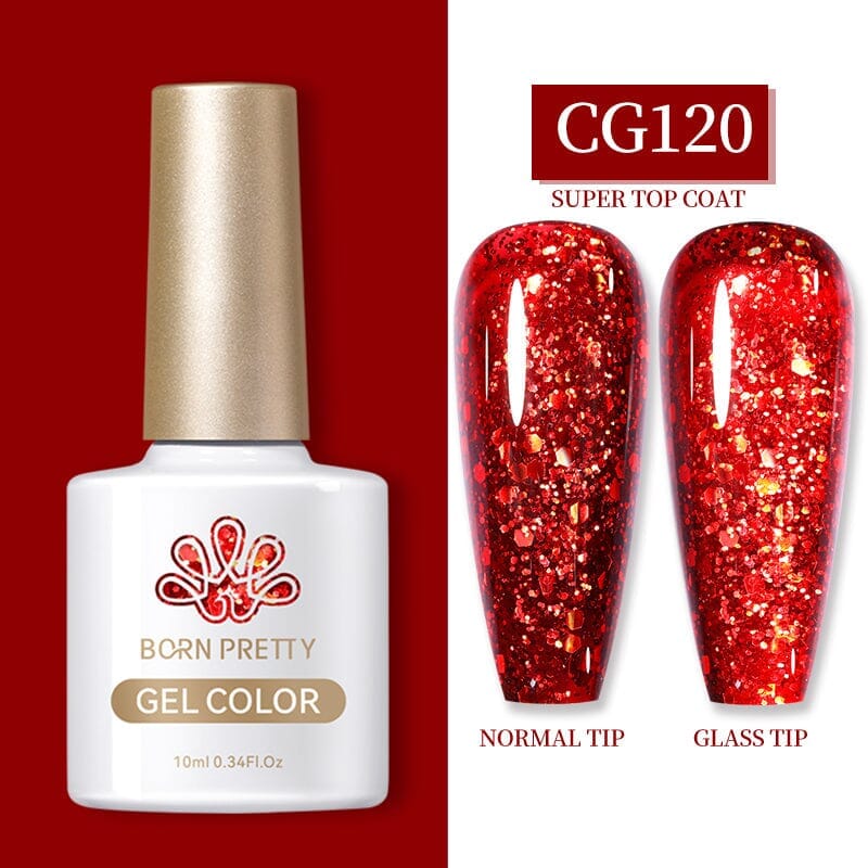 Glitter Color Gel Polish 10ml Gel Nail Polish BORN PRETTY 