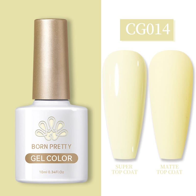 Yellow Gel Polish CG014 10ml Gel Nail Polish BORN PRETTY 