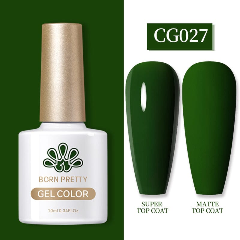 Green Color Gel Polish CG027 10ml Gel Nail Polish BORN PRETTY 