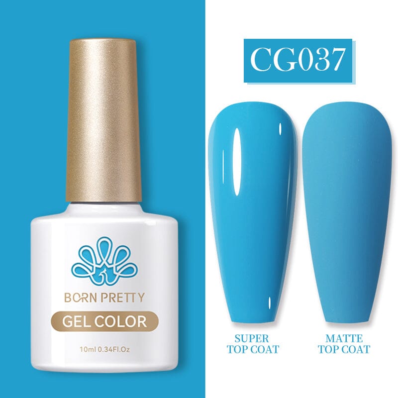 Blue Color Gel Polish CG037 10ml Gel Nail Polish BORN PRETTY 