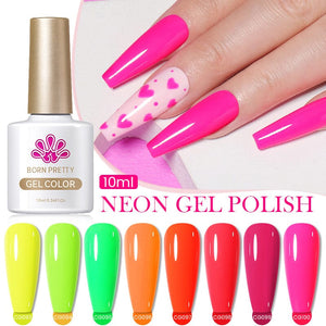 Neon Colors Gel Polish 10ml Gel Nail Polish BORN PRETTY 