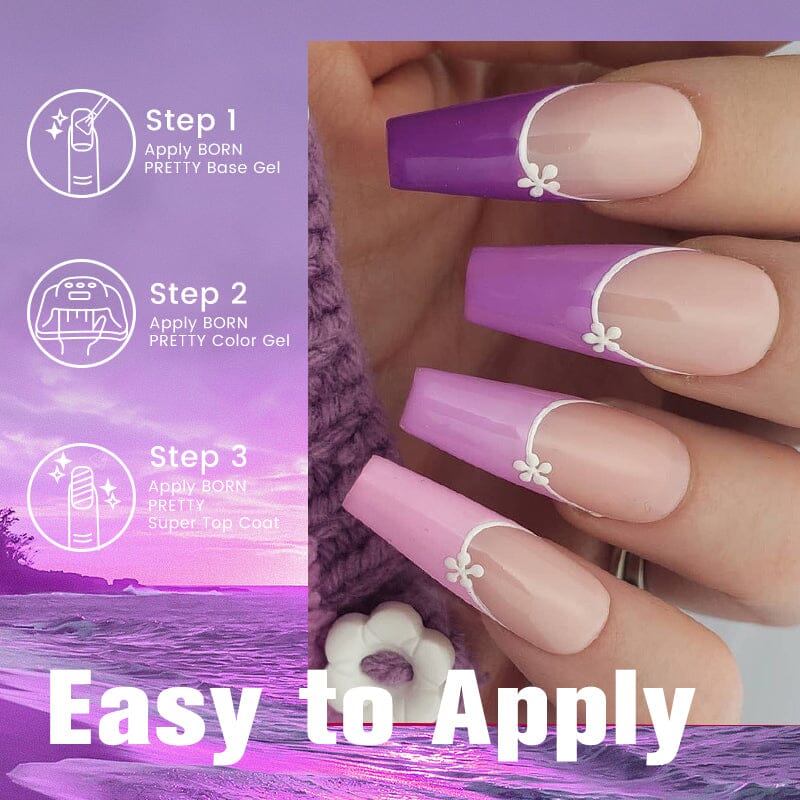 Purple Series Gel Polish 10ml Gel Nail Polish BORN PRETTY 