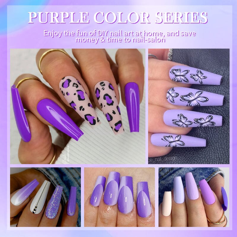 Purple Series Gel Polish 10ml Gel Nail Polish BORN PRETTY 