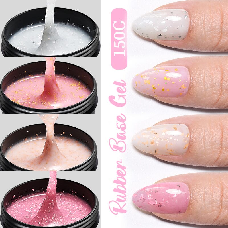 Glitter Rubber Base Gel 150g Base & Top Coat UR SUGAR 