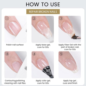 Fiber Glass Extension Nail Gel 30ml Gel Nail Polish BORN PRETTY 