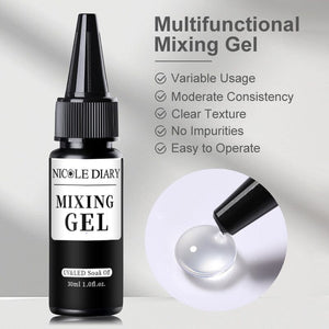 Multifunctional Mixing Gel 30ml Gel Nail Polish NICOLE DIARY 