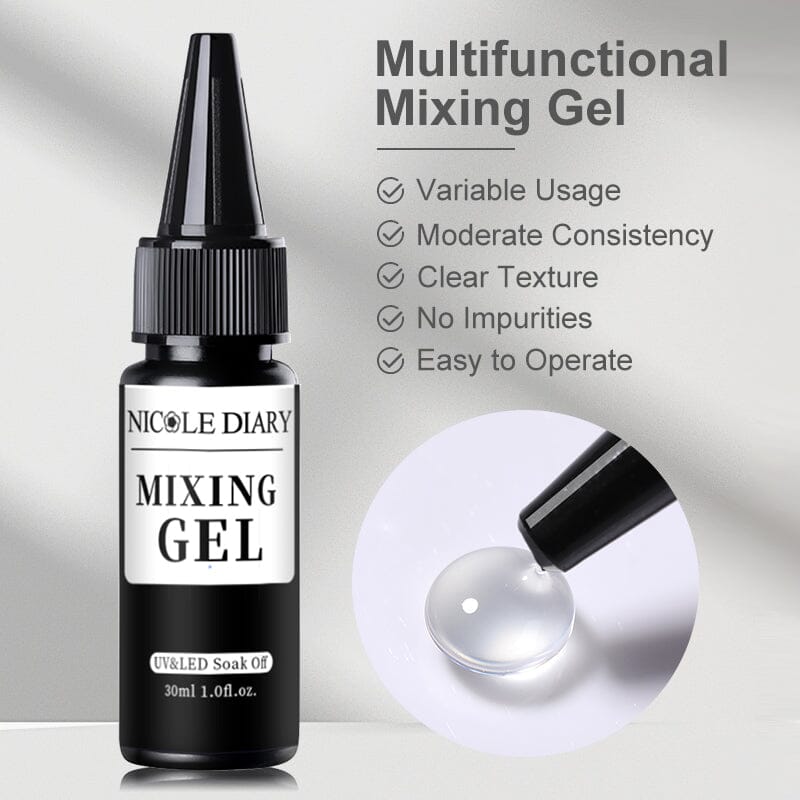 Multifunctional Mixing Gel 30ml Gel Nail Polish NICOLE DIARY 