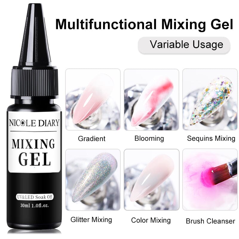 Multifunctional Mixing Gel 30ml Gel Nail Polish NICOLE DIARY 