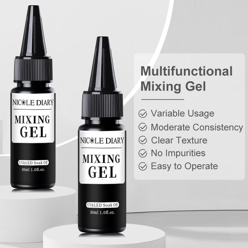 Multifunctional Mixing Gel 30ml Gel Nail Polish NICOLE DIARY 