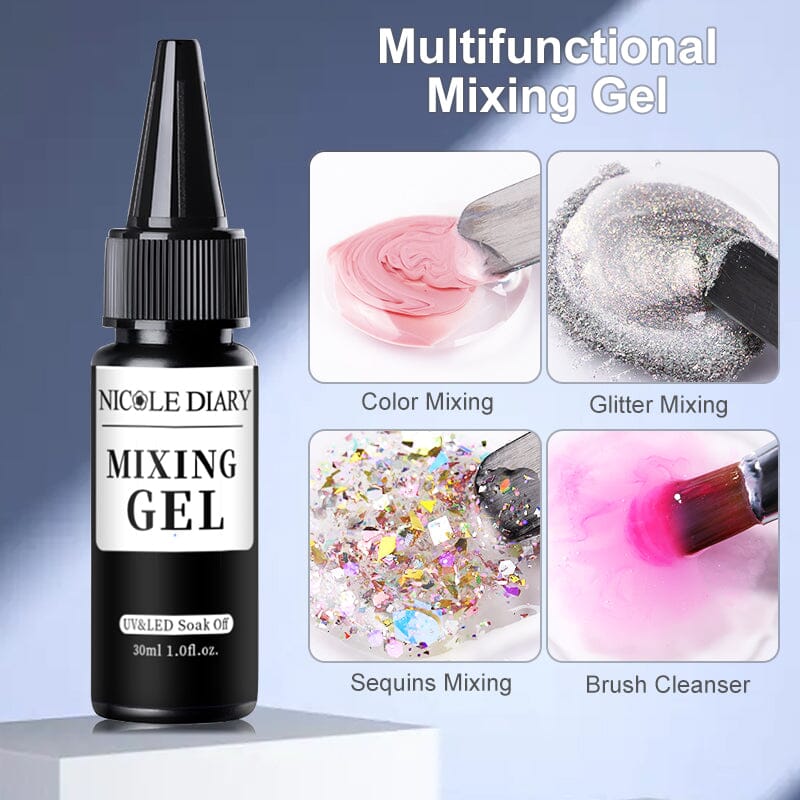 Multifunctional Mixing Gel 30ml Gel Nail Polish NICOLE DIARY 