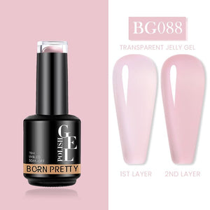 Jelly Nude Gel 15ml Gel Nail Polish BORN PRETTY 
