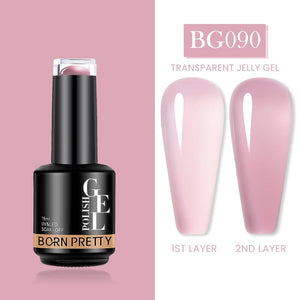 Jelly Nude Gel 15ml Gel Nail Polish BORN PRETTY 