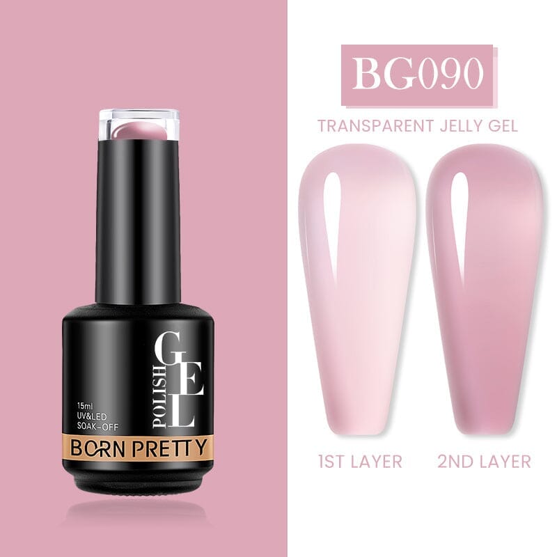 Jelly Nude Gel 15ml Gel Nail Polish BORN PRETTY 