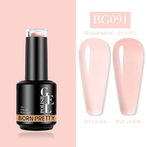Jelly Nude Gel 15ml Gel Nail Polish BORN PRETTY 