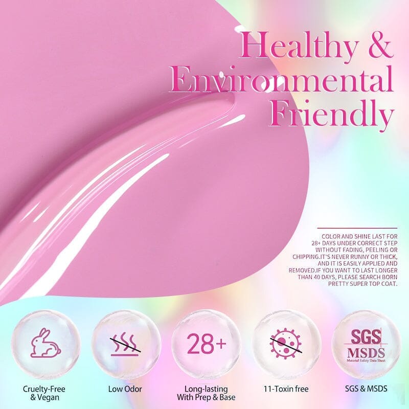 White Color Gel Polish BG002 15ml Gel Nail Polish BORN PRETTY 