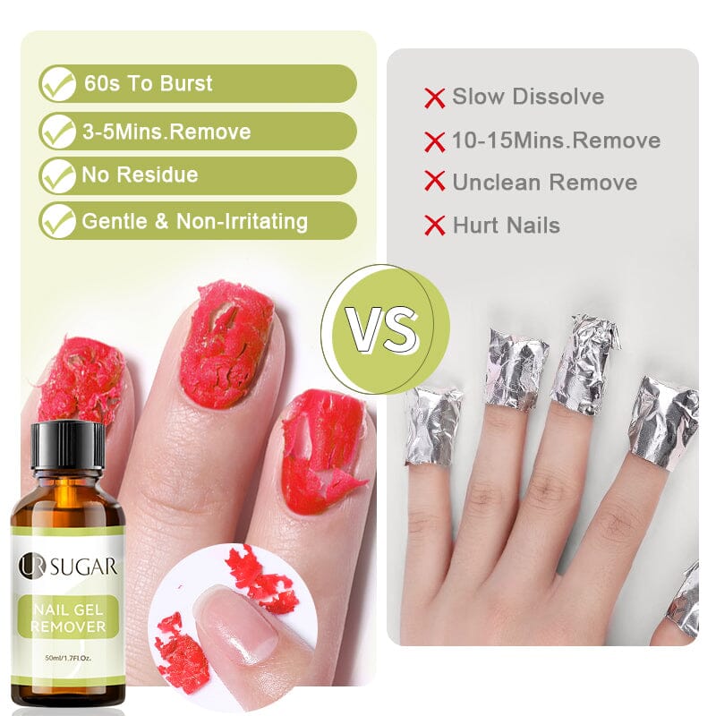 Nail Gel Remover 50ml Base & Top Coat UR SUGAR 