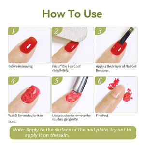 Nail Gel Remover 50ml Base & Top Coat UR SUGAR 