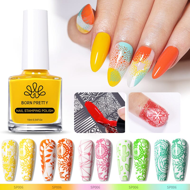 Candy Series Nail Stamping Polish 10ml Stamping Nail BORN PRETTY 