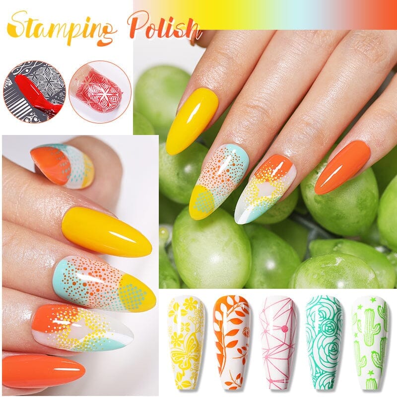 Yellow Nail Stamping Polish SP006 10ml Nail Polish BORN PRETTY 