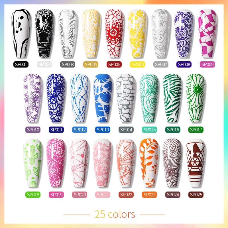 Yellow Nail Stamping Polish SP006 10ml Nail Polish BORN PRETTY 