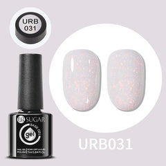 Flakes Rubber Base Gel URB031 7ml Base & Top Coat UR SUGAR 