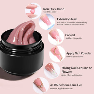 Non Stick Hand Extension Gel NSG03 15ml Gel Nail Polish BORN PRETTY 