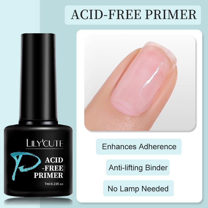 Nail Primer Prep Dehydrator 7ml Nail Care LILYCUTE Acid-Free Nail Primer 